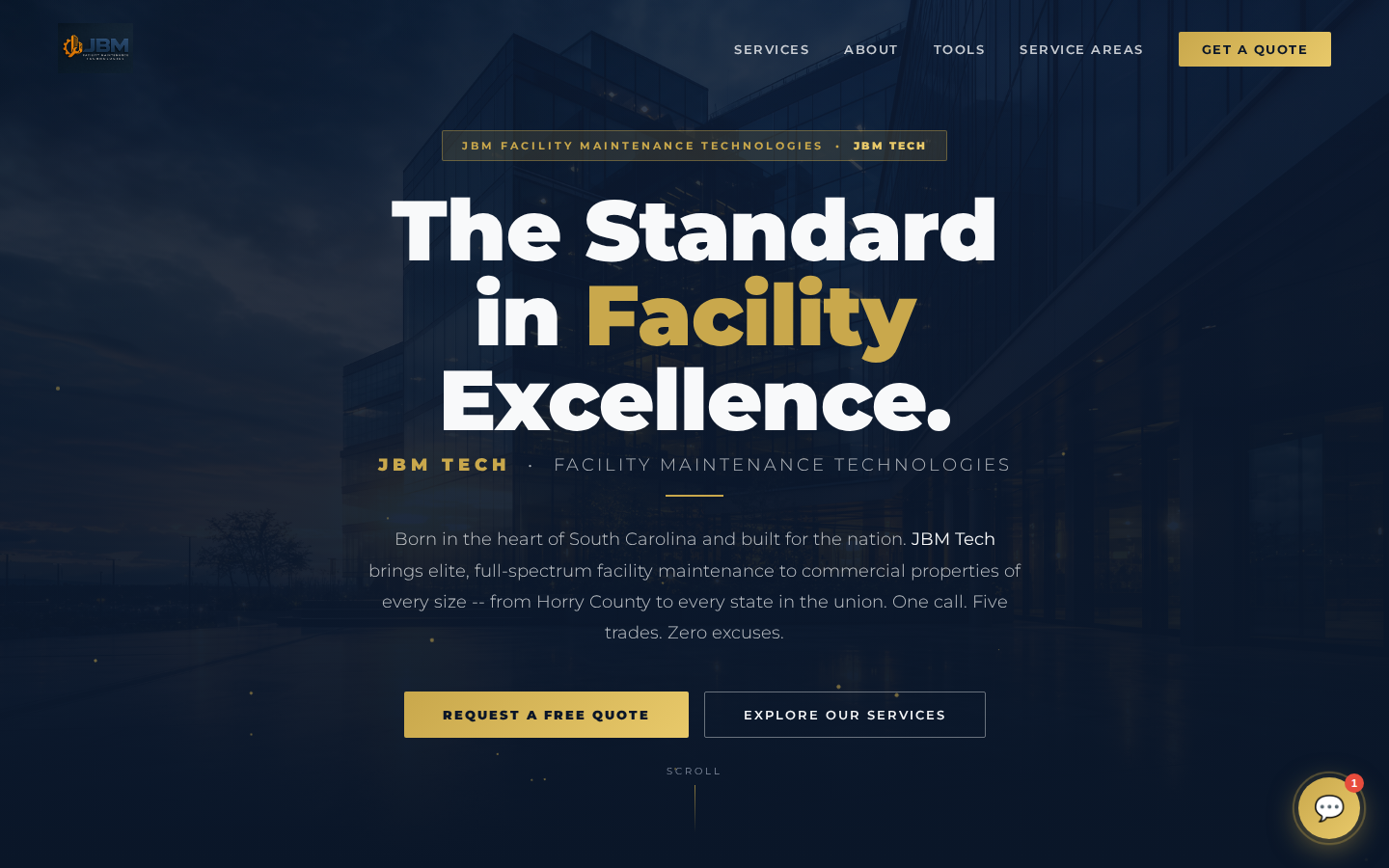 JBM Facility Maintenance Technologies website